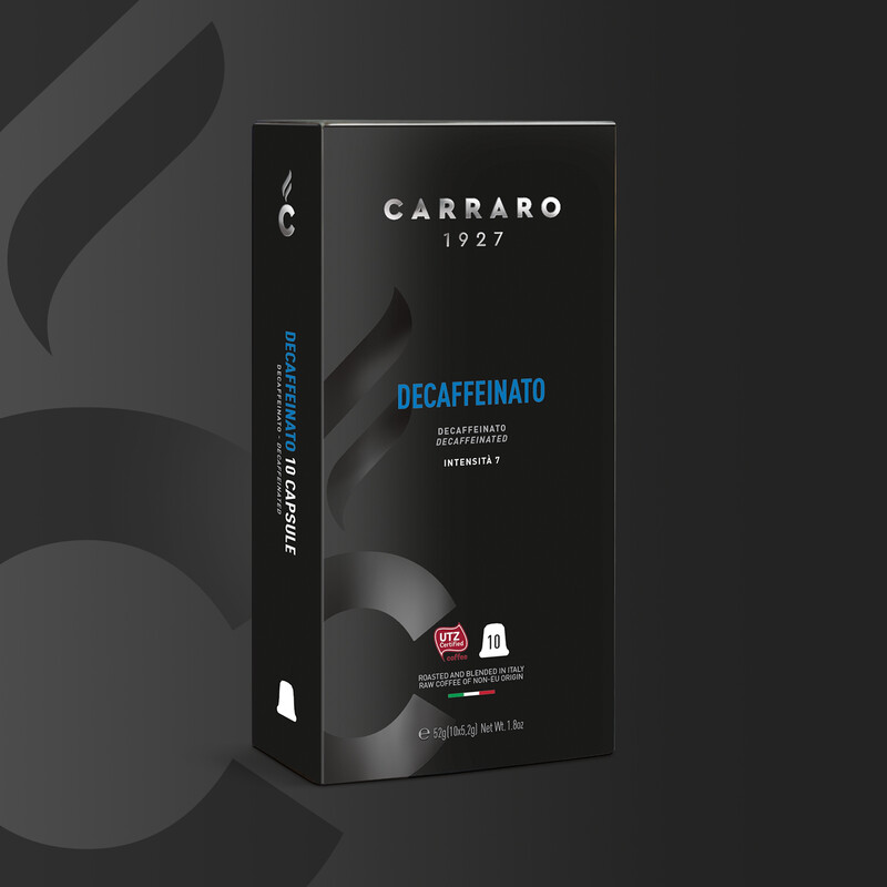Carraro Nespresso Decaffeinato 10 пар