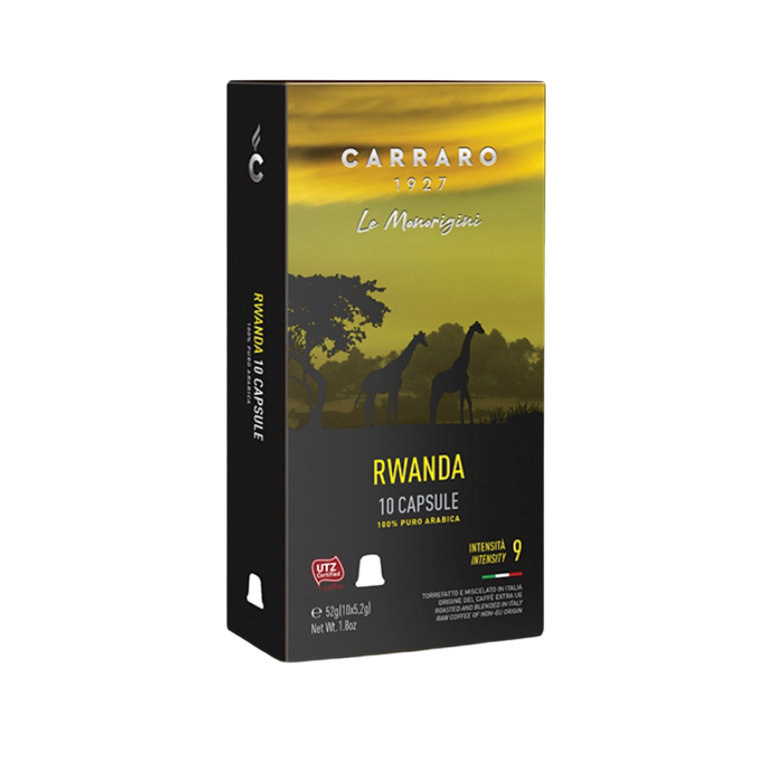 Carraro Nespresso Specialty Bourbon Arabica Rwanda x10 пар.