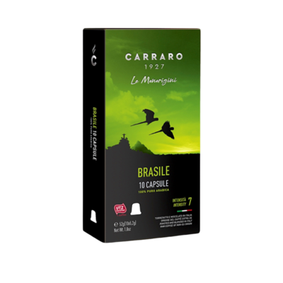 Carraro Nespresso Specialty Brasile-Cerrado Mineiro 10 пар.