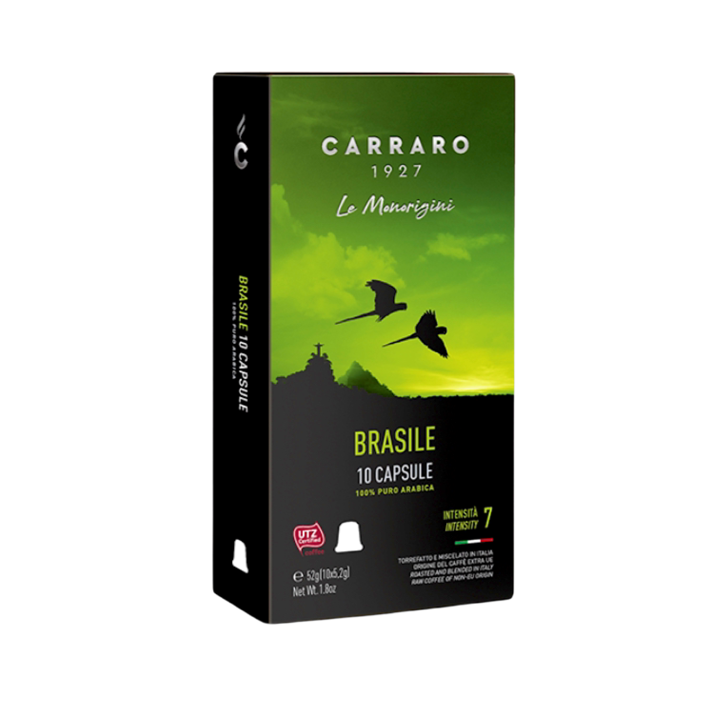 Carraro Nespresso Specialty Brasile-Cerrado Mineiro 10 пар.