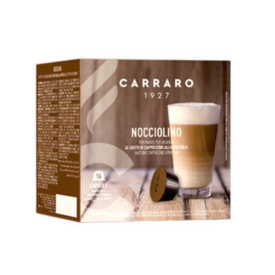 Carraro Dolce Gusto Hazelnut Cappuccino/Latte х16 капсули