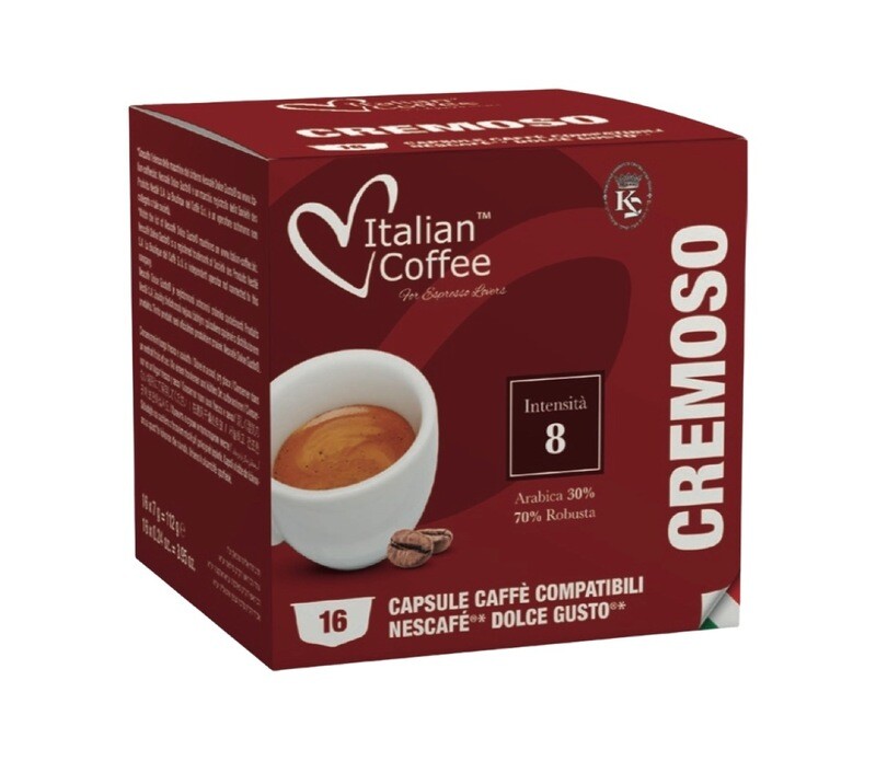 Italian Coffee™️Dolce Gusto  Cremoso x16 капсули