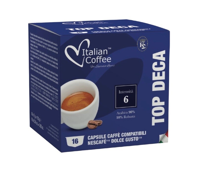 Italian Coffee™️ Dolce Gusto Decaffeinatte x16 капсули