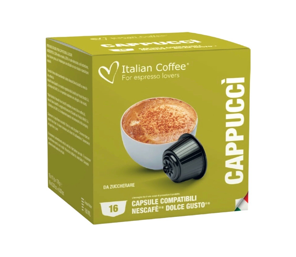 Italian Coffee™️Dolce Gusto Cappuccino без шеќер x16 капсули
