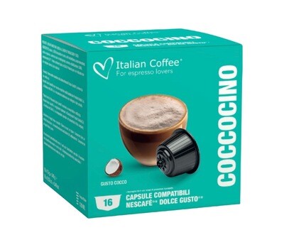 Italian Coffee™️Dolce Gusto Coccocino cappuccino/latte (Bounty вкус) х 16капсули