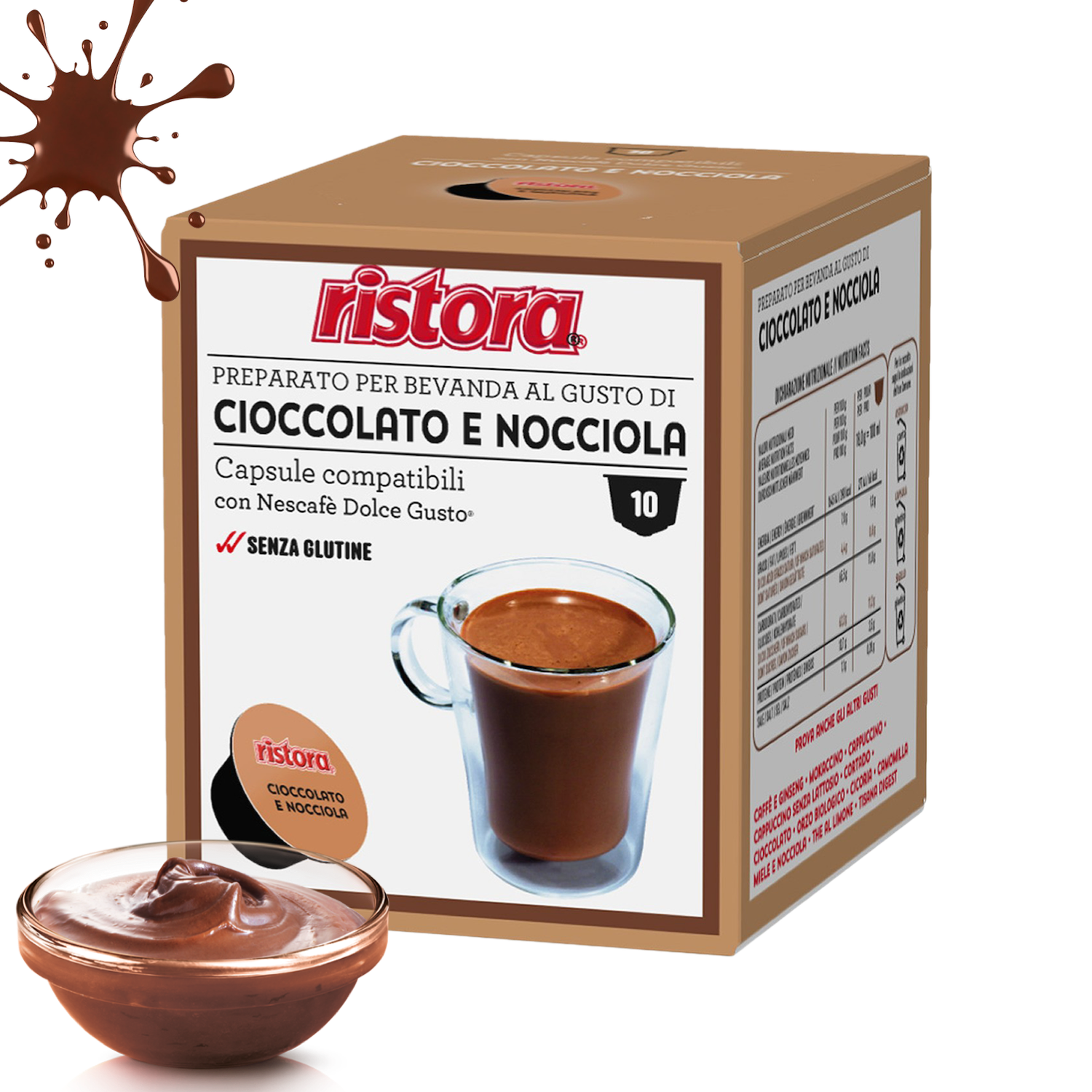Ristora DolceGusto* Hot Chocolate Топло Чоко NUTELA вкус х10капсули