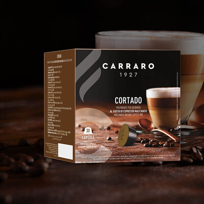 Carraro Dolce Gusto CORTADO Макијато/капучино  х30капсули