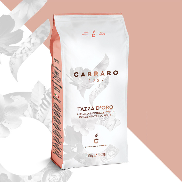 Carraro Tazza d' Oro 90% Арабика 1 kg зрно