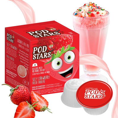 Podstar by Mars for Dolce Gusto Silly Strawberry Milk Shake x10 капсули