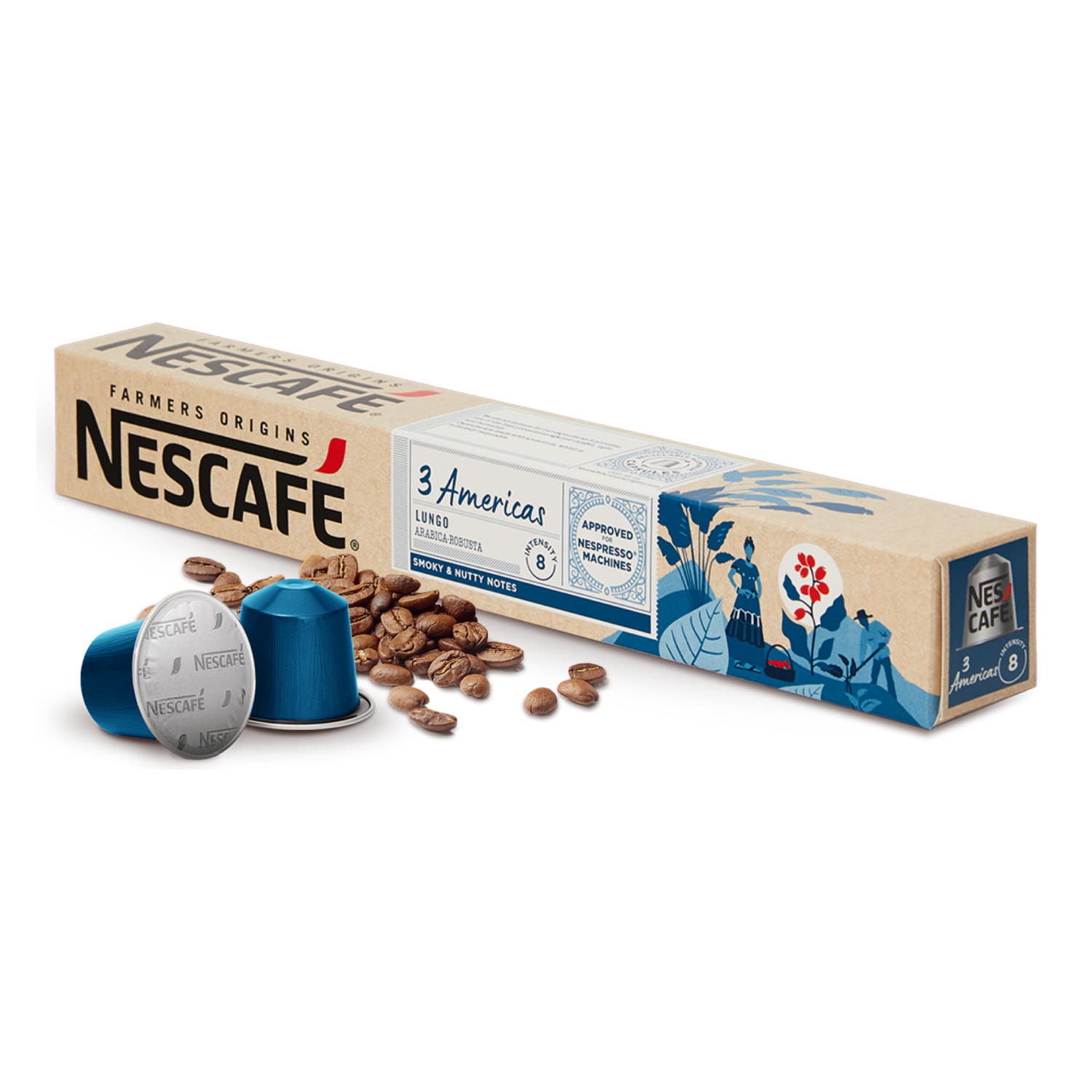 Original Nespresso by Nescafe 3 Americas x10 капсули