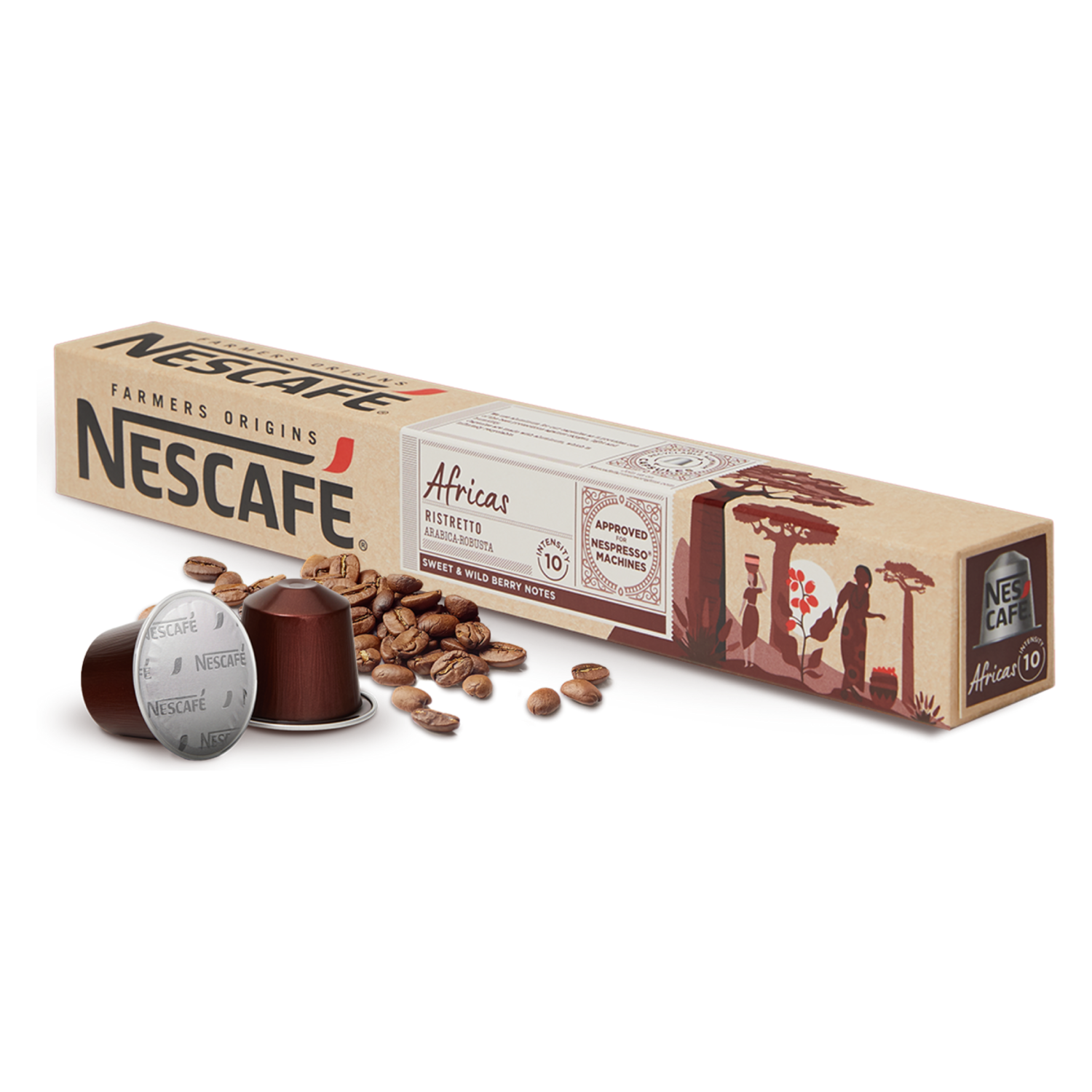 Original Nespresso by Nescafe Africas x10 капсули