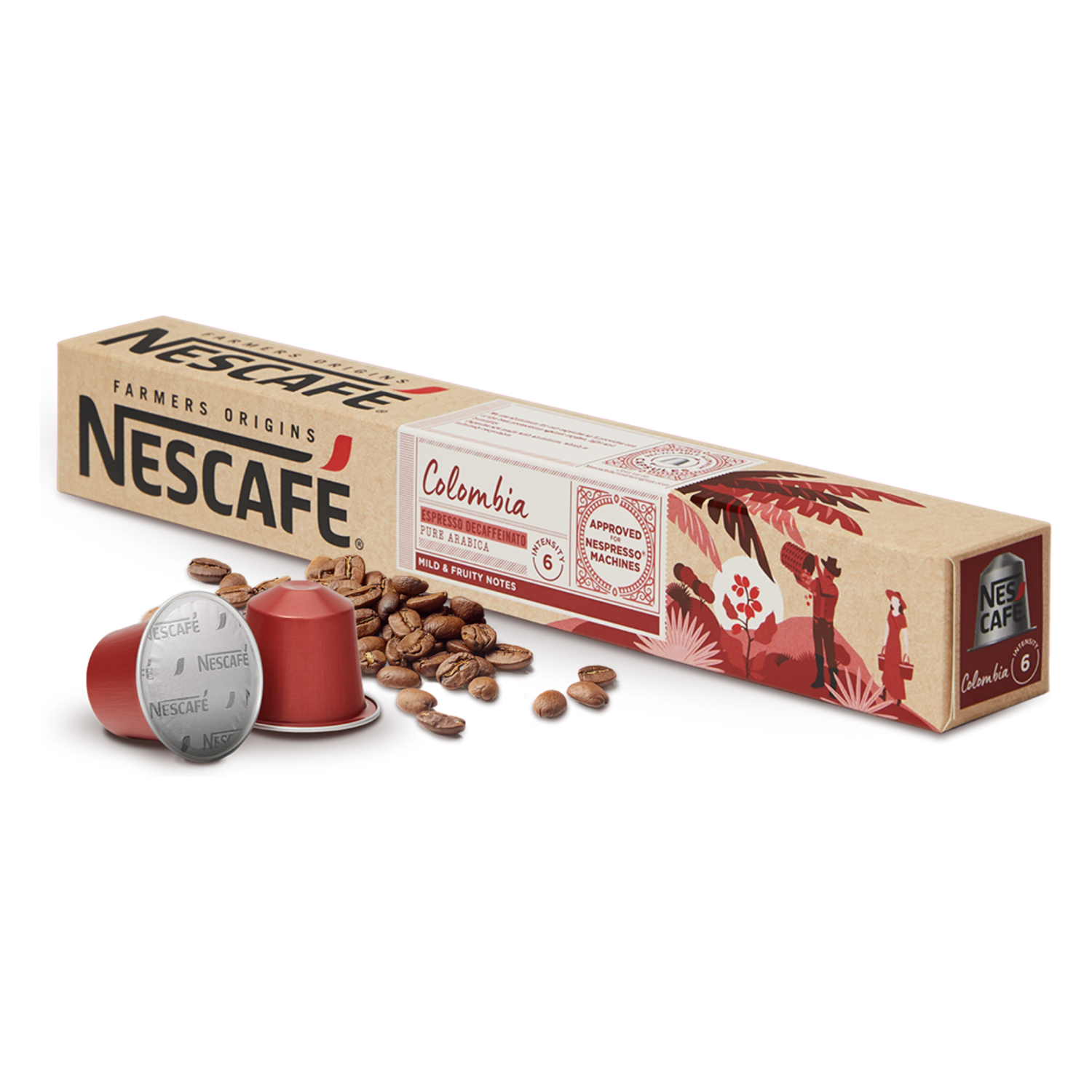 Original Nespresso by Nescafe Colombia Decafeinate x10 капсули