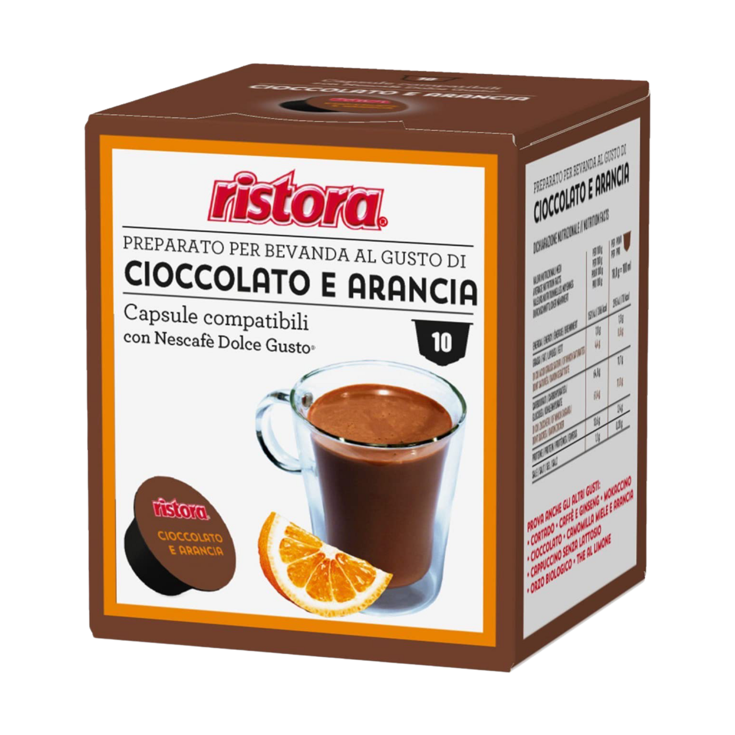 Ristora DolceGusto* Ciocolato e Arancia Топло Чоколадо со вкус на портокал  x10