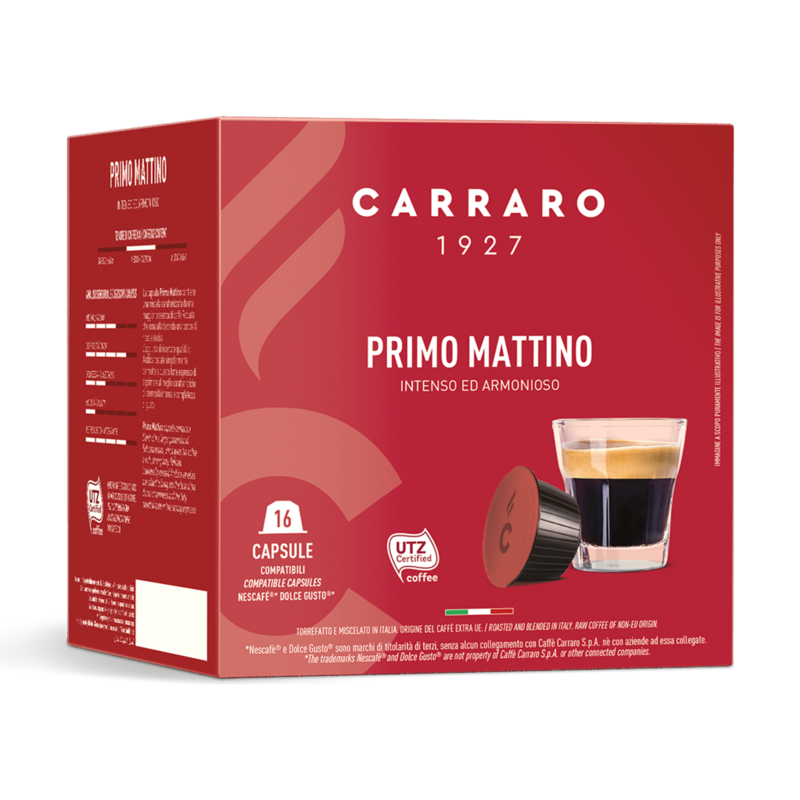Carraro Dolce Gusto Primo Mattino espresso x16 парчиња