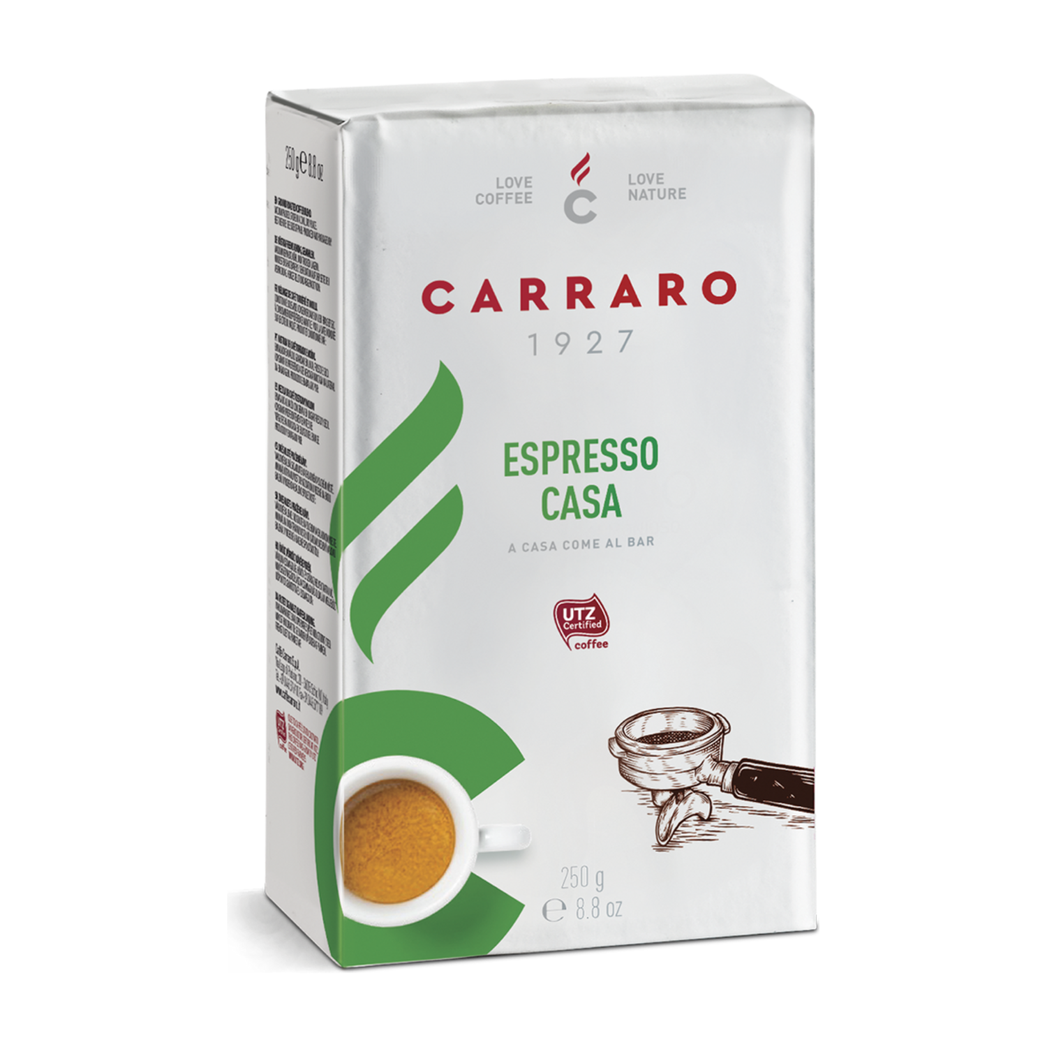 Carraro 1927 мелено Espresso Casa 250 грама