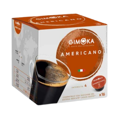 Gimoka Dolce Gusto espresso Americano Филтер Arabica x16 капсули