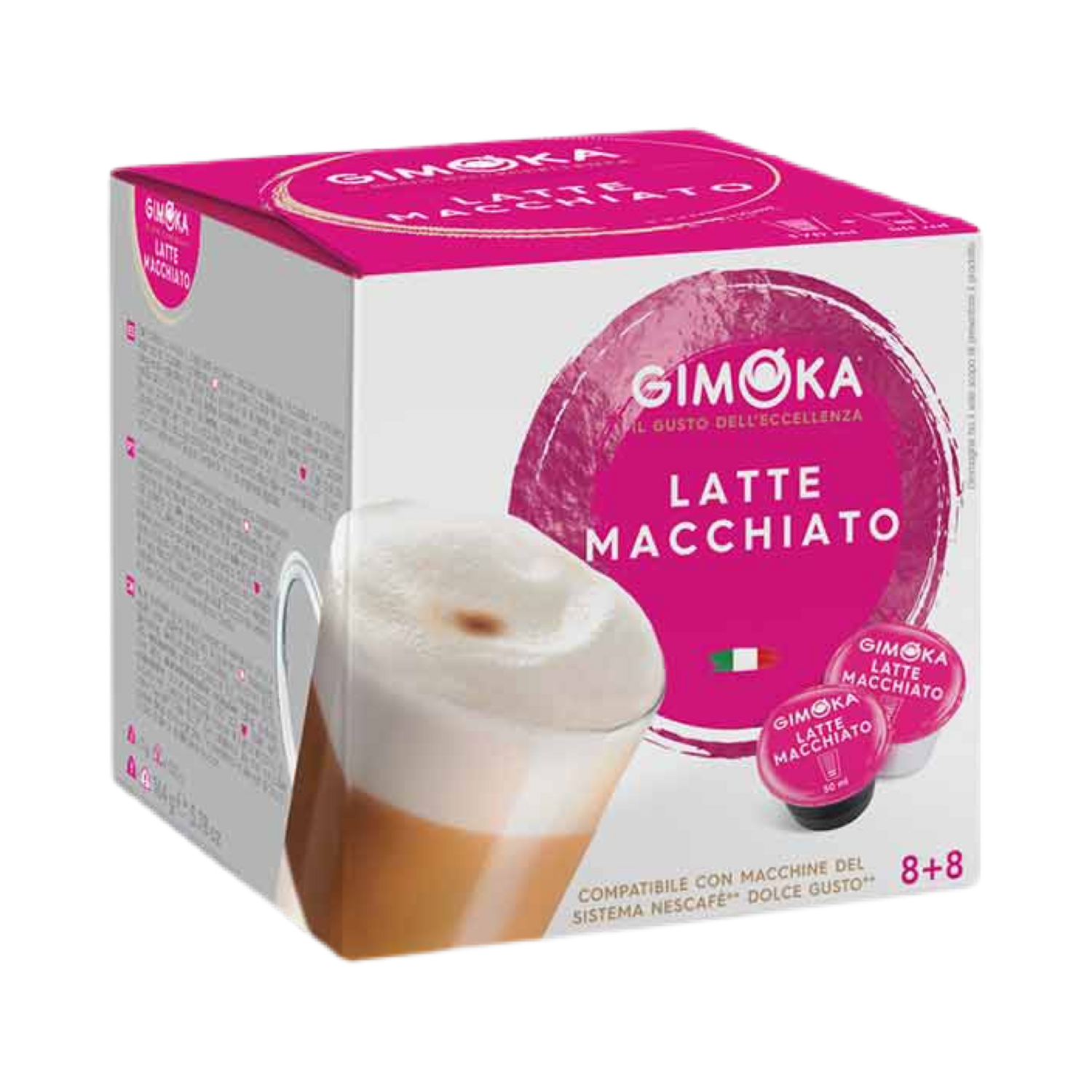 Gimoka Dolce Gusto Latte Macchiatto (8+8)  x16