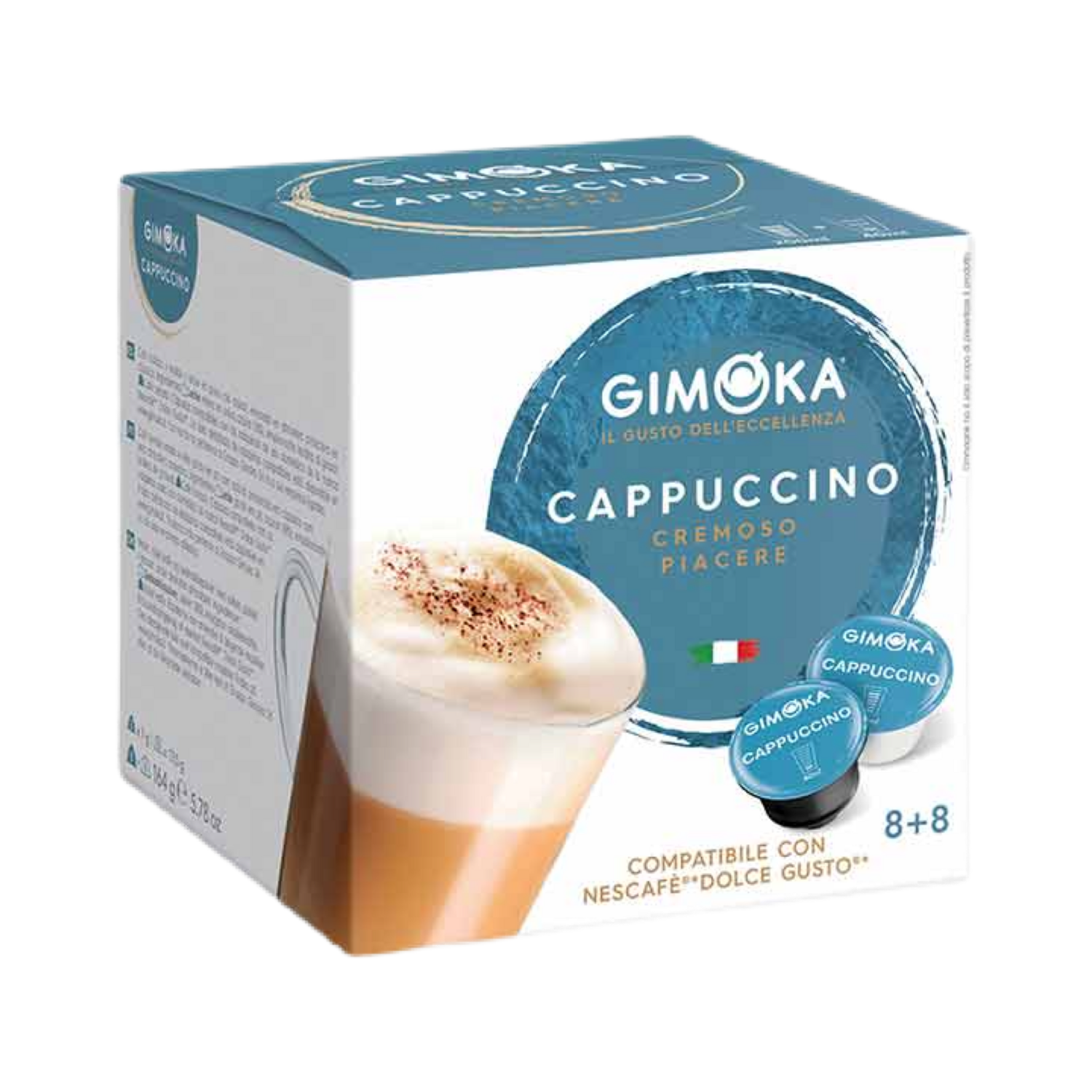 Gimoka Dolce Gusto Cappuccino(8+8) x16 капсули