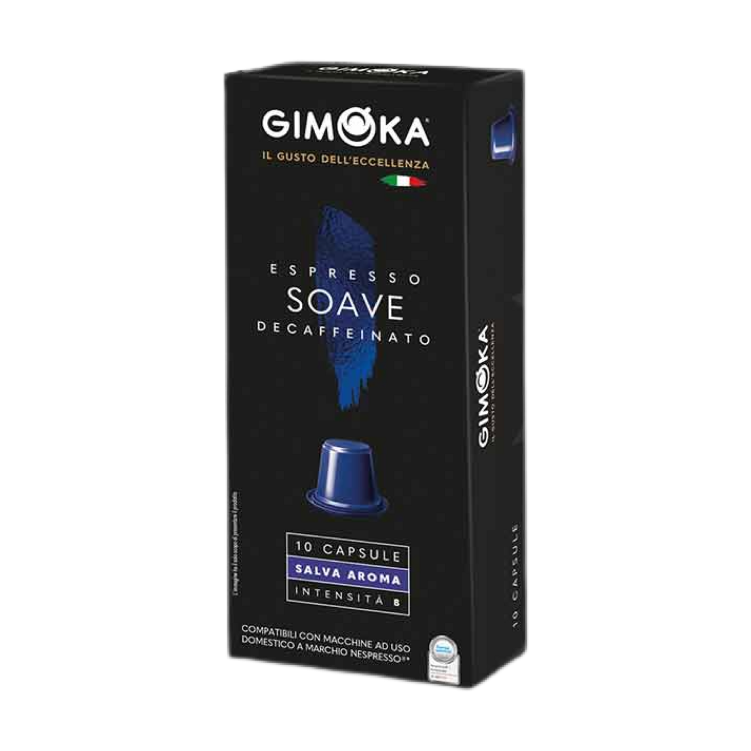 Gimoka Nespresso Soave  Decaffeinate espresso x10 капсули