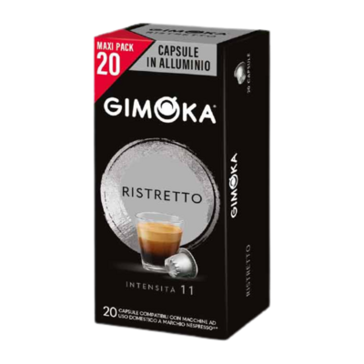 Gimoka Nespresso Alu Prime collection Ristretto x20 капсули