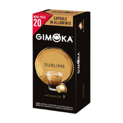 Gimoka Nespresso Alu Prime collection Sublime x20 капсули