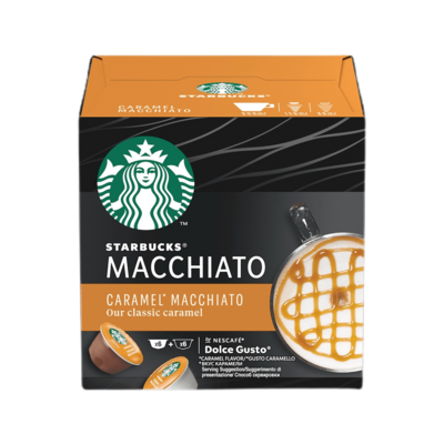 Starbucks Dolce Gusto Caramel Macchiato x12 капсули (6+6)