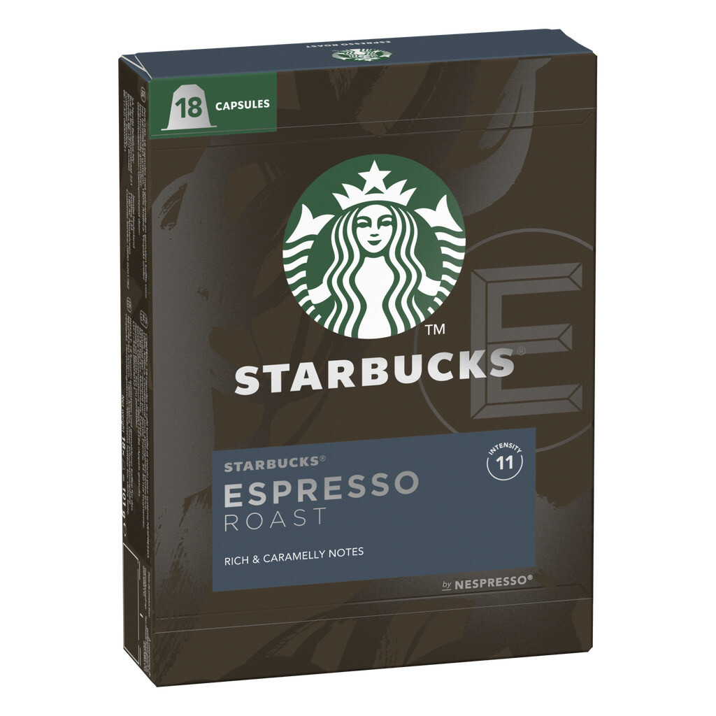 Starbucks original Nespresso espresso roast prime collection x18 капсули