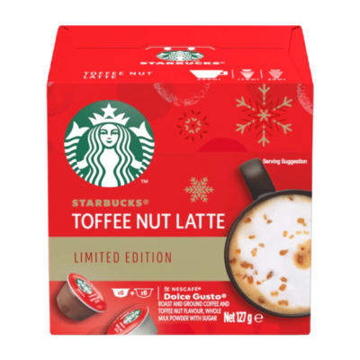 Starbucks Dolce Gusto Toffee Nut Latte Limited Edition x12 капсули (6+6)