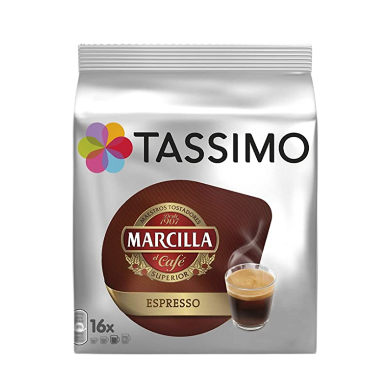 Tassimo Jacobs Marcilla espresso x 16 капсули
