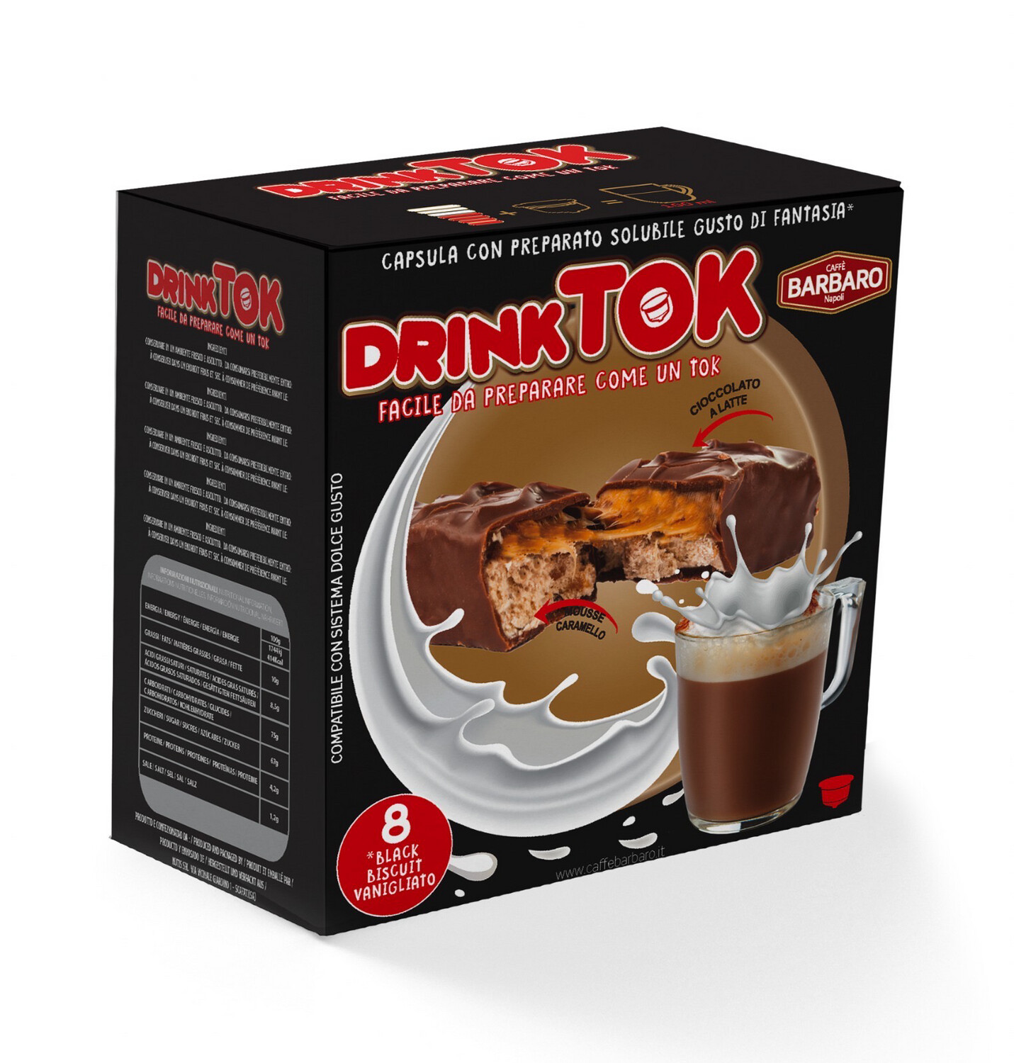 DrinkTok Dolce Gusto Hot Chocolate Mars inspired x8 капсули