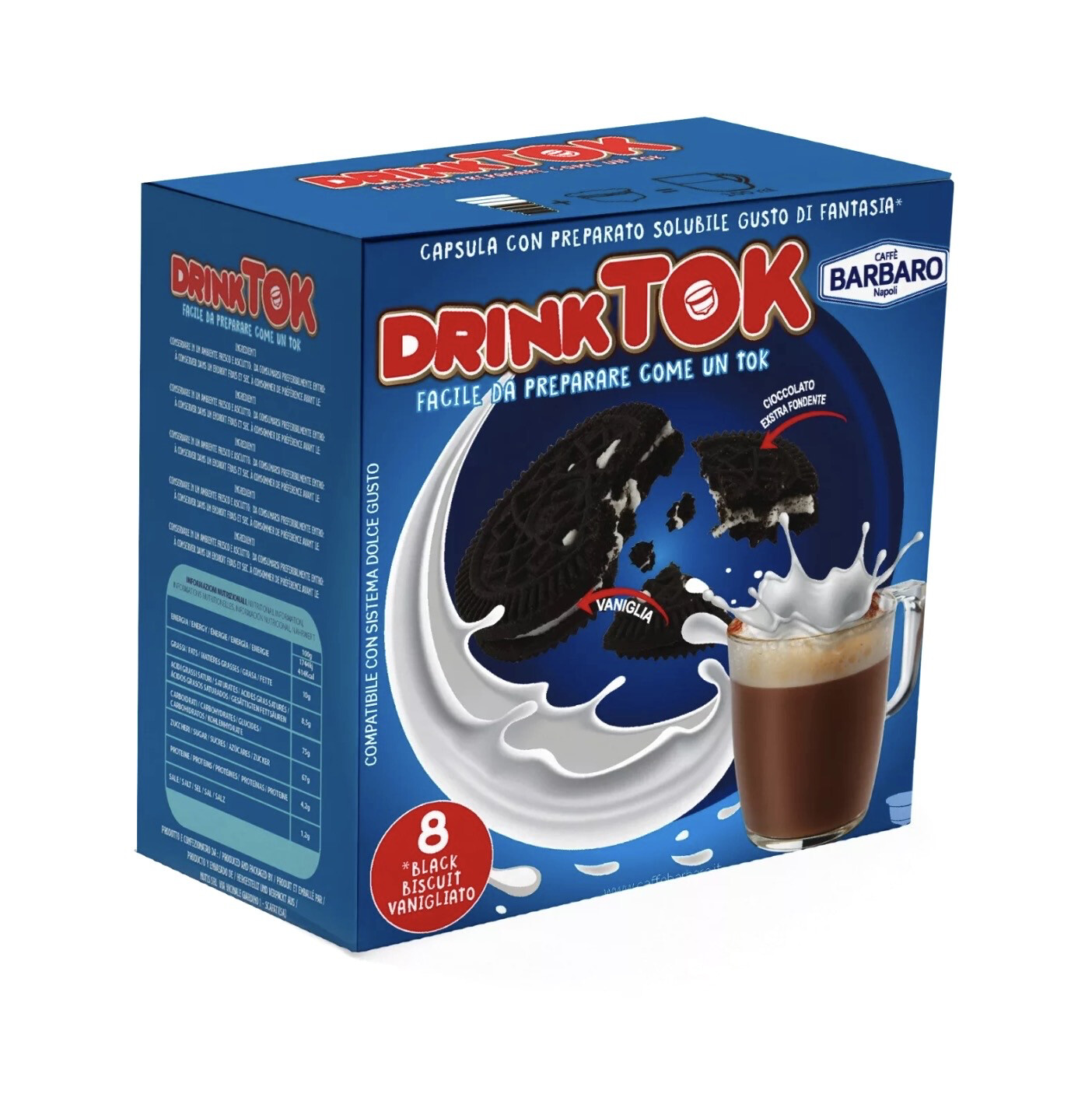 Drink Tok Dolce Gusto Hot Chocolate Oreo inspired x8 капсули