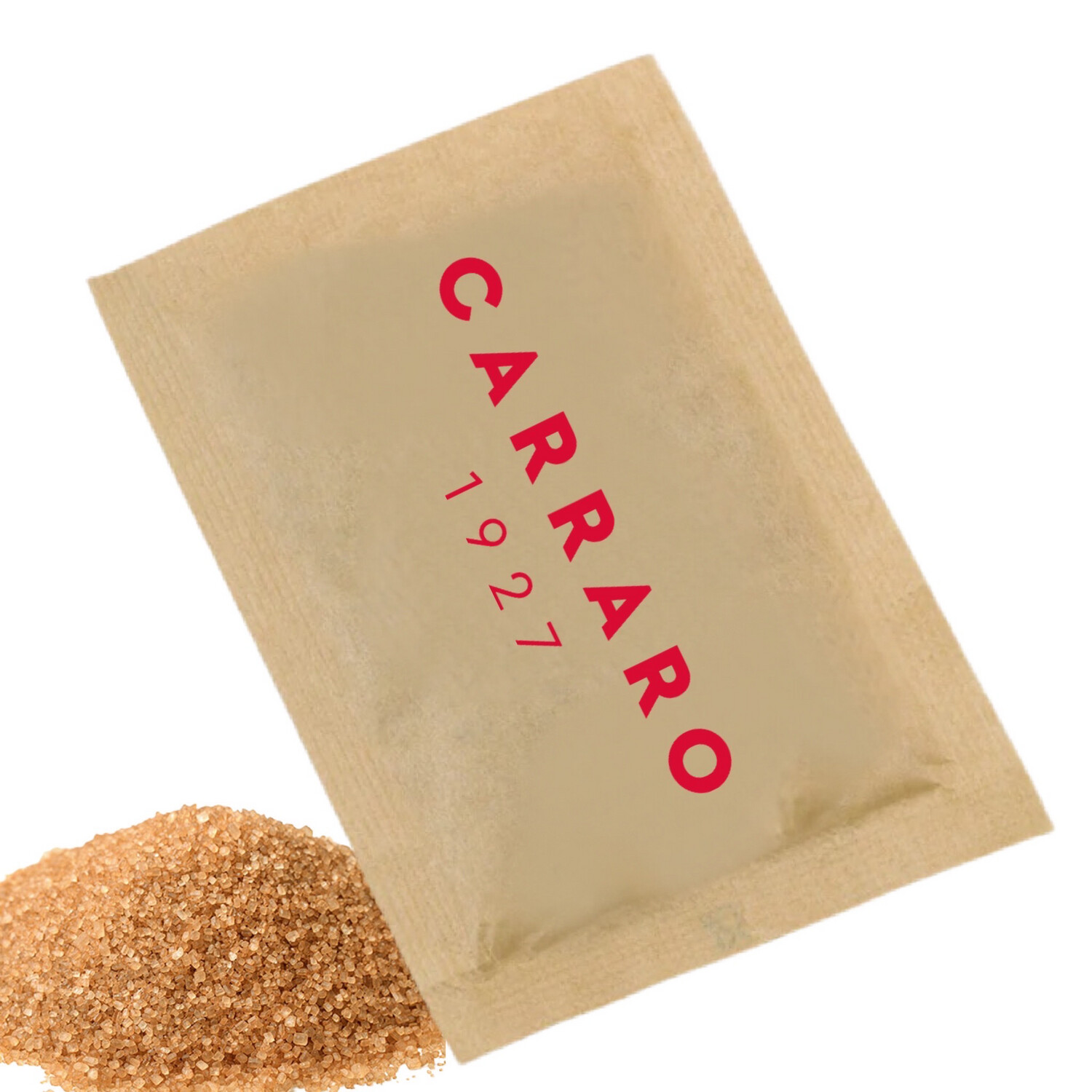 Carraro Brown шеќер пакуван 125 парчиња x4гр.(500грама)