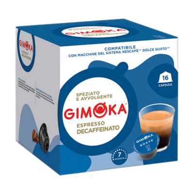 Gimoka Dolce Gusto espresso Decaffeinatte  x16 капсули