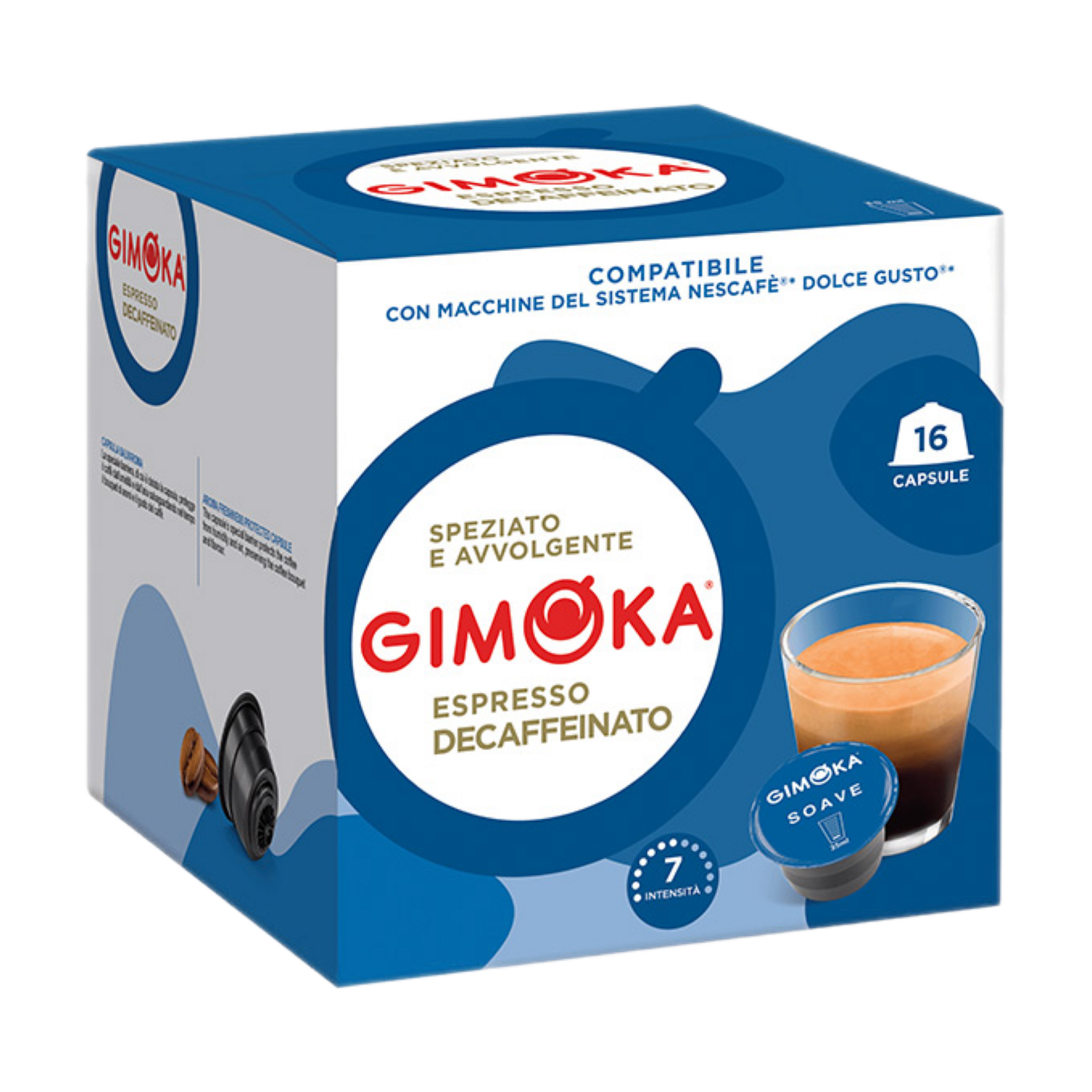 Gimoka Dolce Gusto espresso Decaffeinatte  x16 капсули