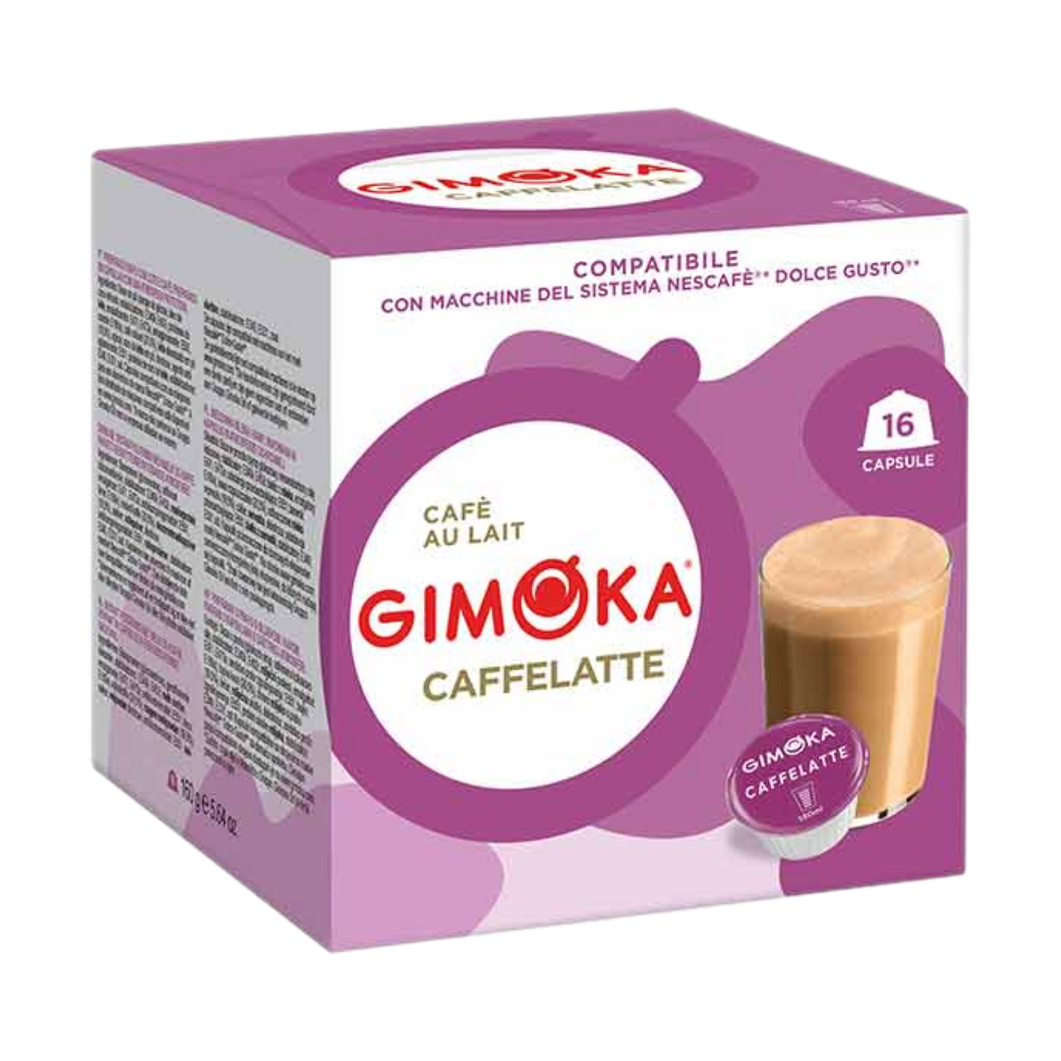 Gimoka Dolce Gusto Caffe Latte  x16 капсули