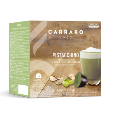 Carraro 1927 Pistachio Cappuccino/latte x16 капсули