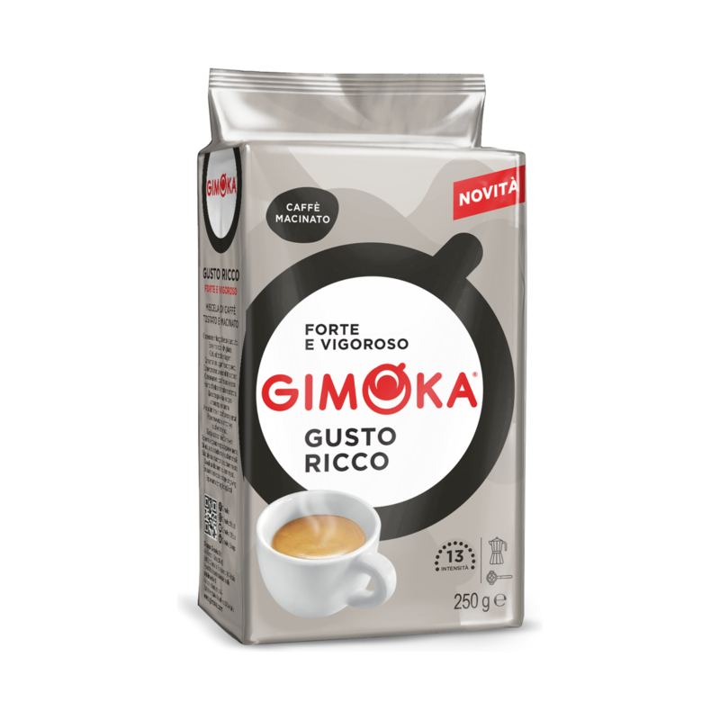 Gimoka Gusto Ricco Forte Мелено Еспресо 250 грама