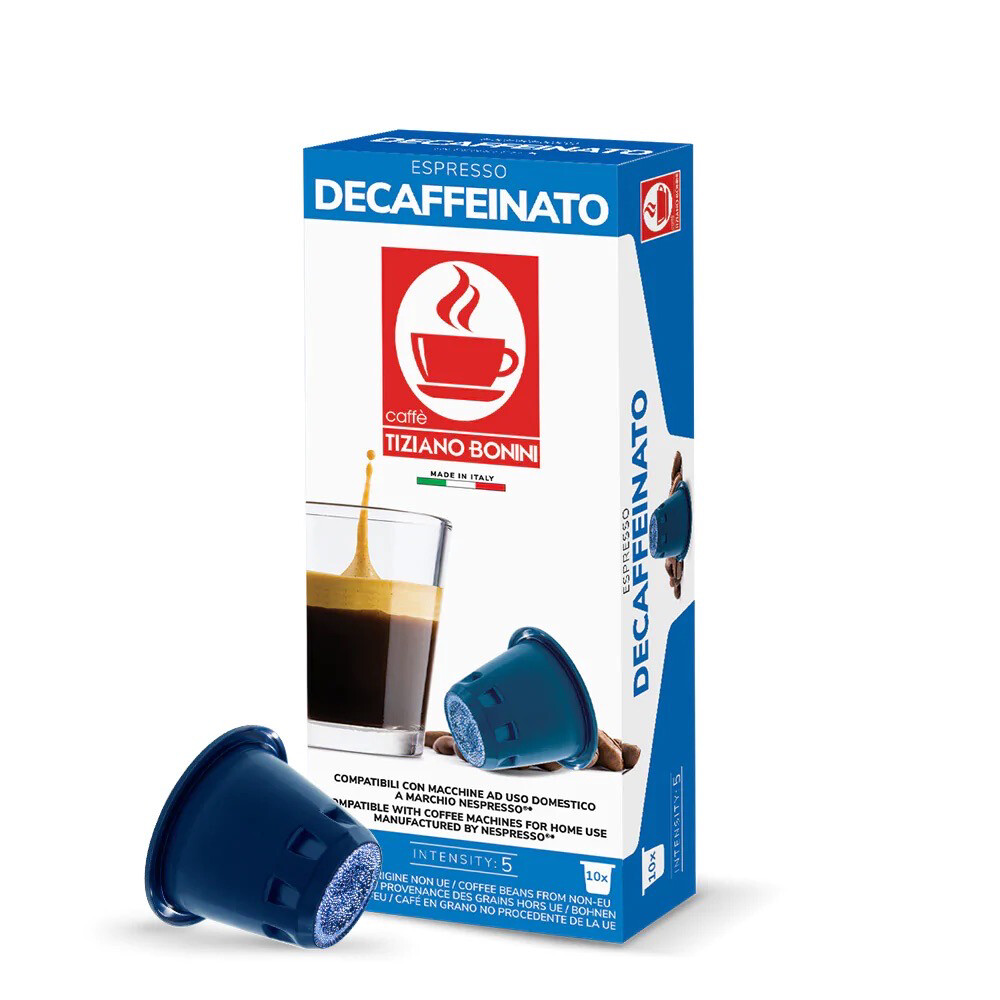 Tiziano Bonini Nespresso*Decaffeinated espresso 10пар