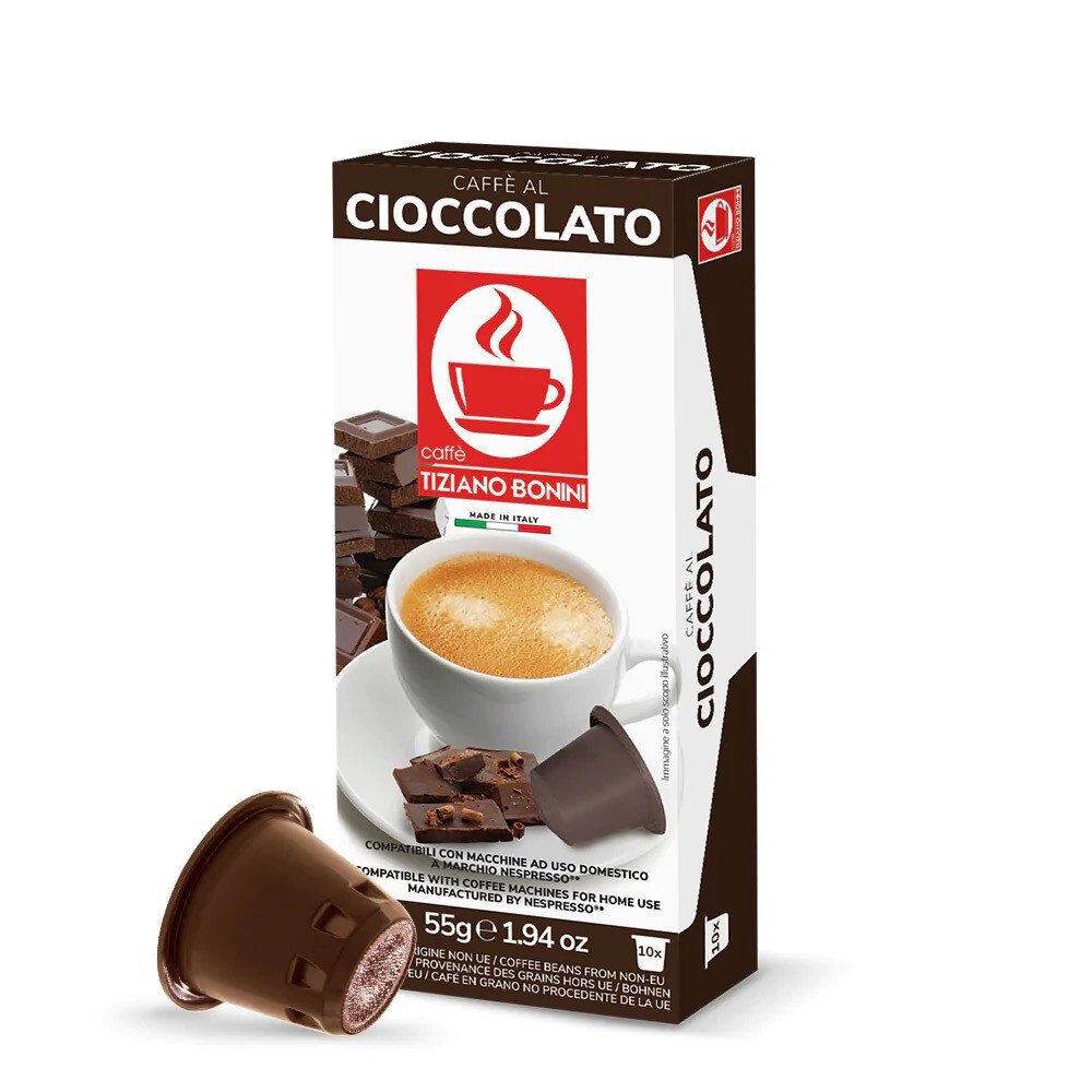 Bonini Nespresso 100% espresso со вкус на Чоколадо х10
