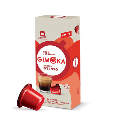Gimoka Nespresso Intenso espresso x10 капсули
