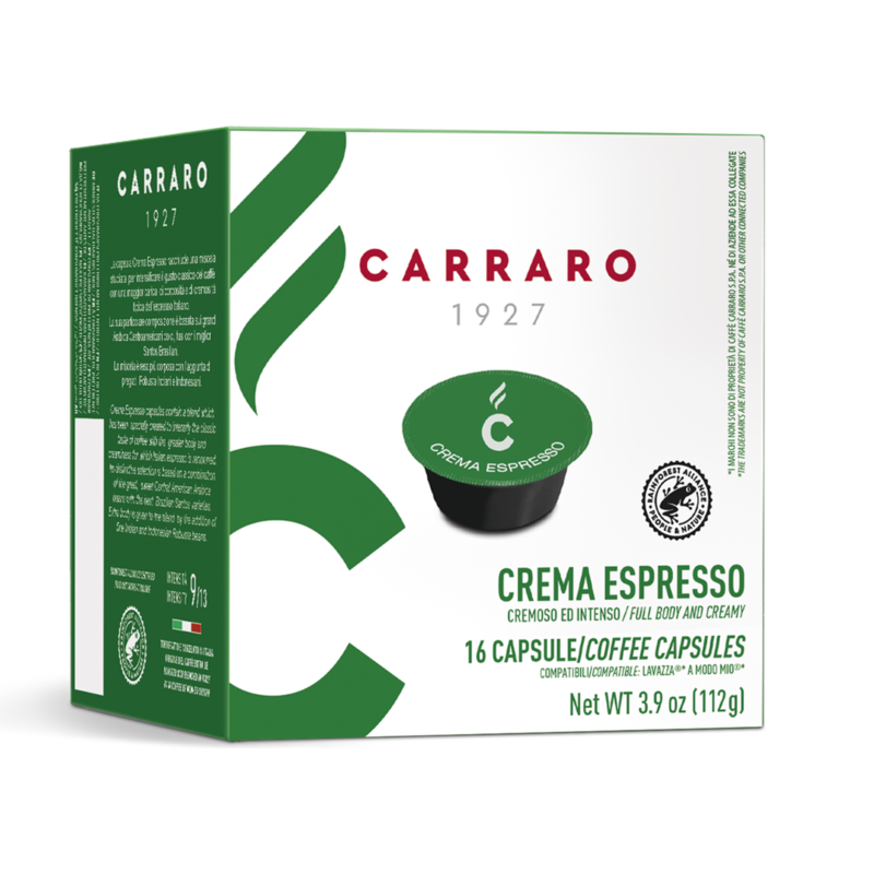 Carraro Lavazza Modo Mio Crema Espresso 16 капсули Lavazza a Modo Mio kapsuli Crema