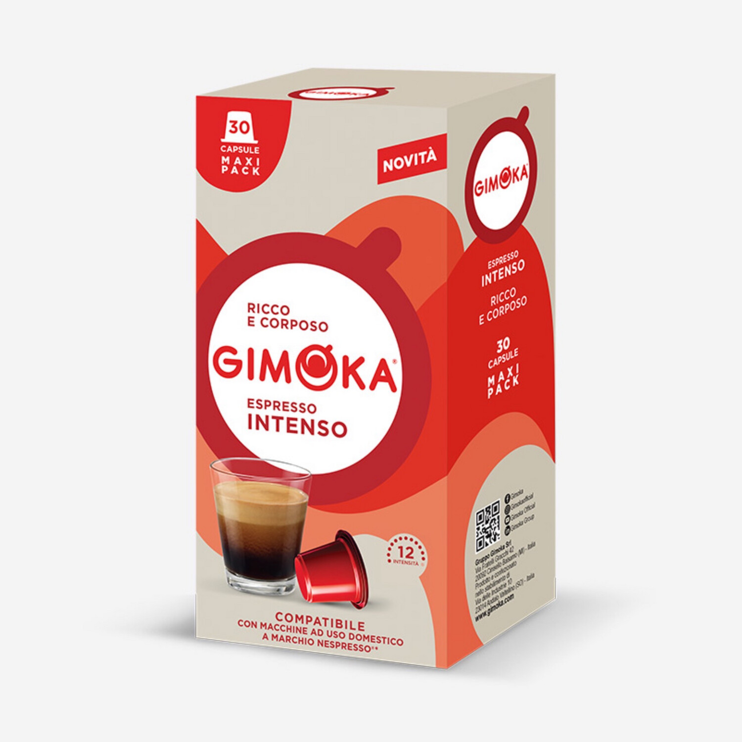 Gimoka Nespresso Intenso Family pack espresso x30 капсули