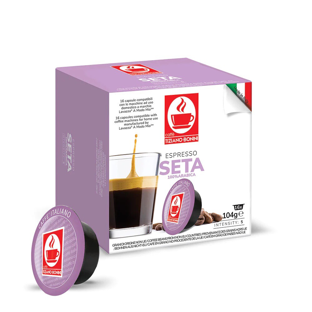 Bonini Modo Mio Seta Arabica espresso x16 капсули