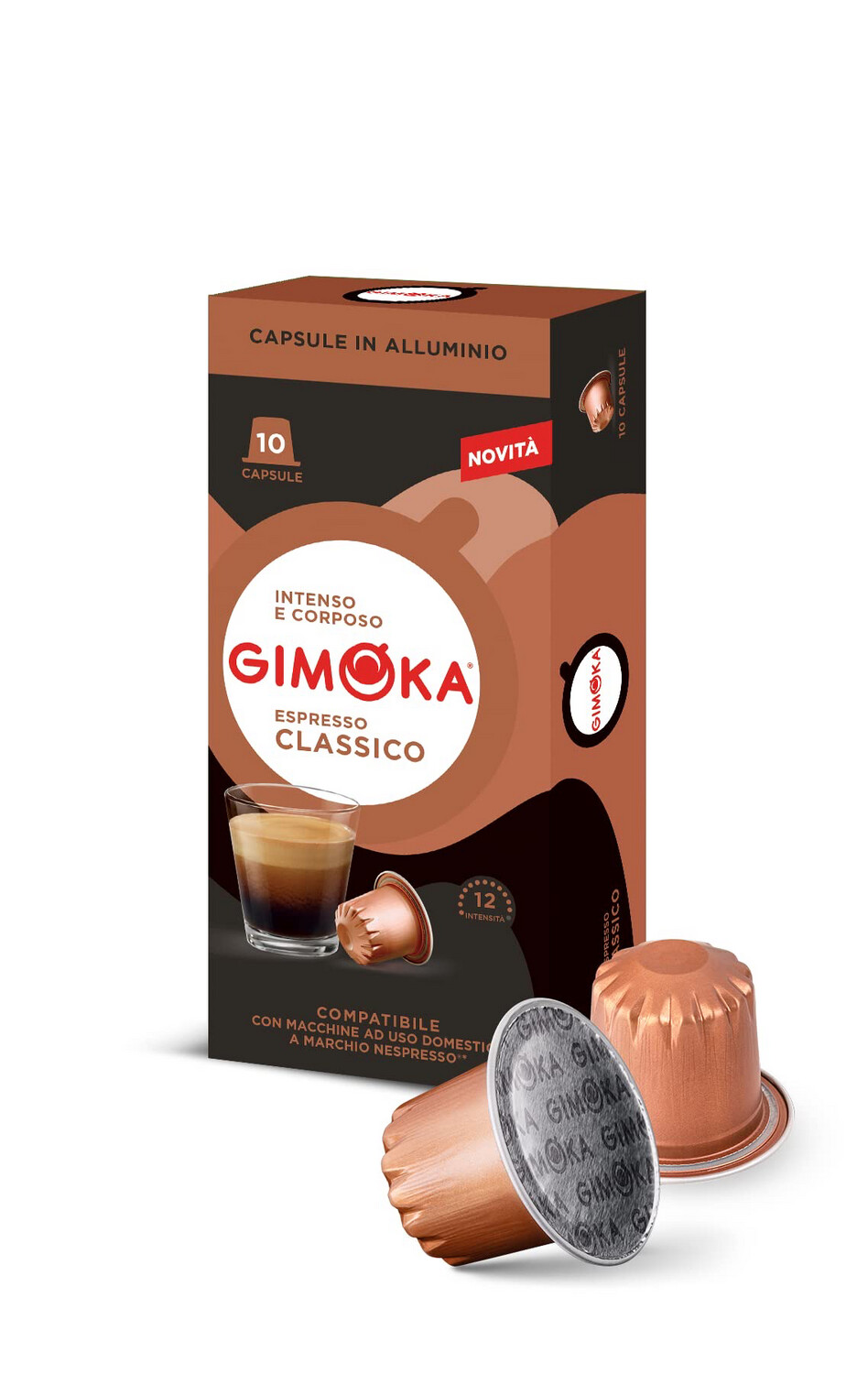 Gimoka Nespresso Alu Prime collection CLASSICO x10