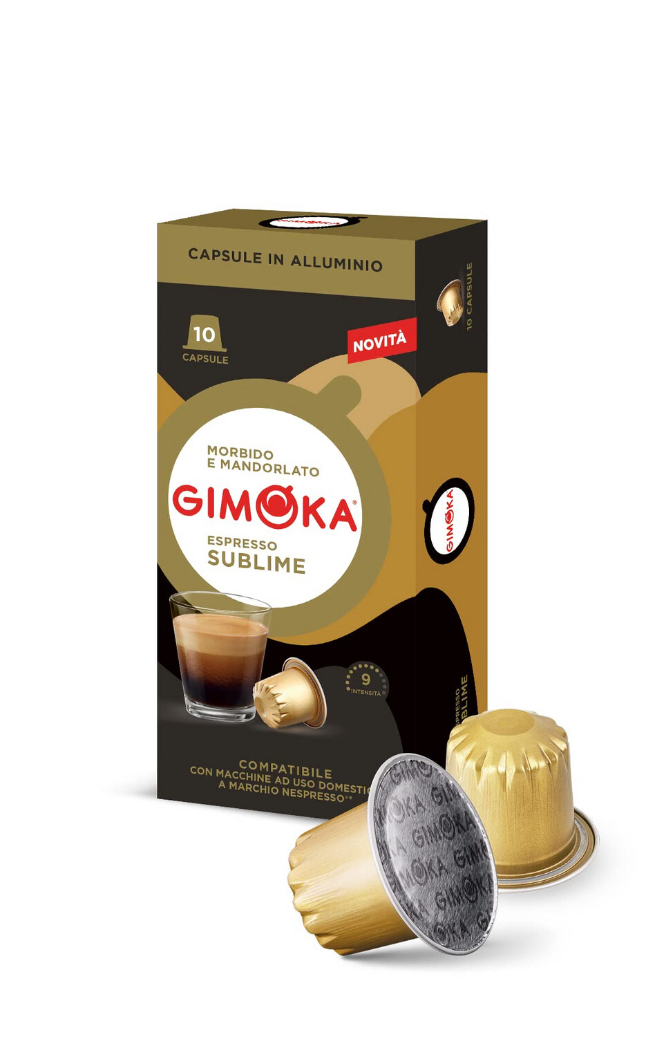 Gimoka Nespresso Alu Prime collection SUBLIME x10