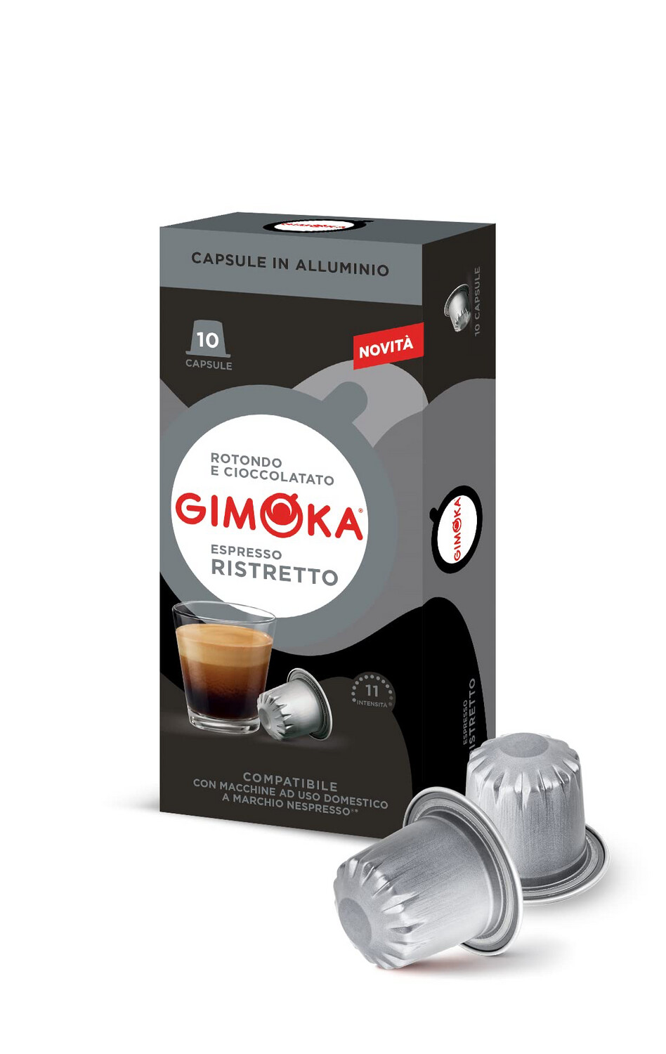 Gimoka Nespresso Alu Prime collection RISTRETTO x10