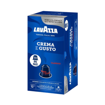 Lavazza Nespresso Aluminium Crema e Gusto CLASSICO x30 капсули