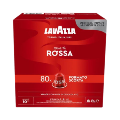 Lavazza Nespresso Aluminium ROSSA x80 капсули