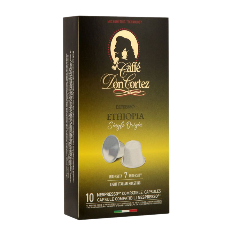 Don Cortez Nespresso single origin Ethiopia Arabica x10 Don Cortez Nespresso single origin Ethiopia Arabica x10
