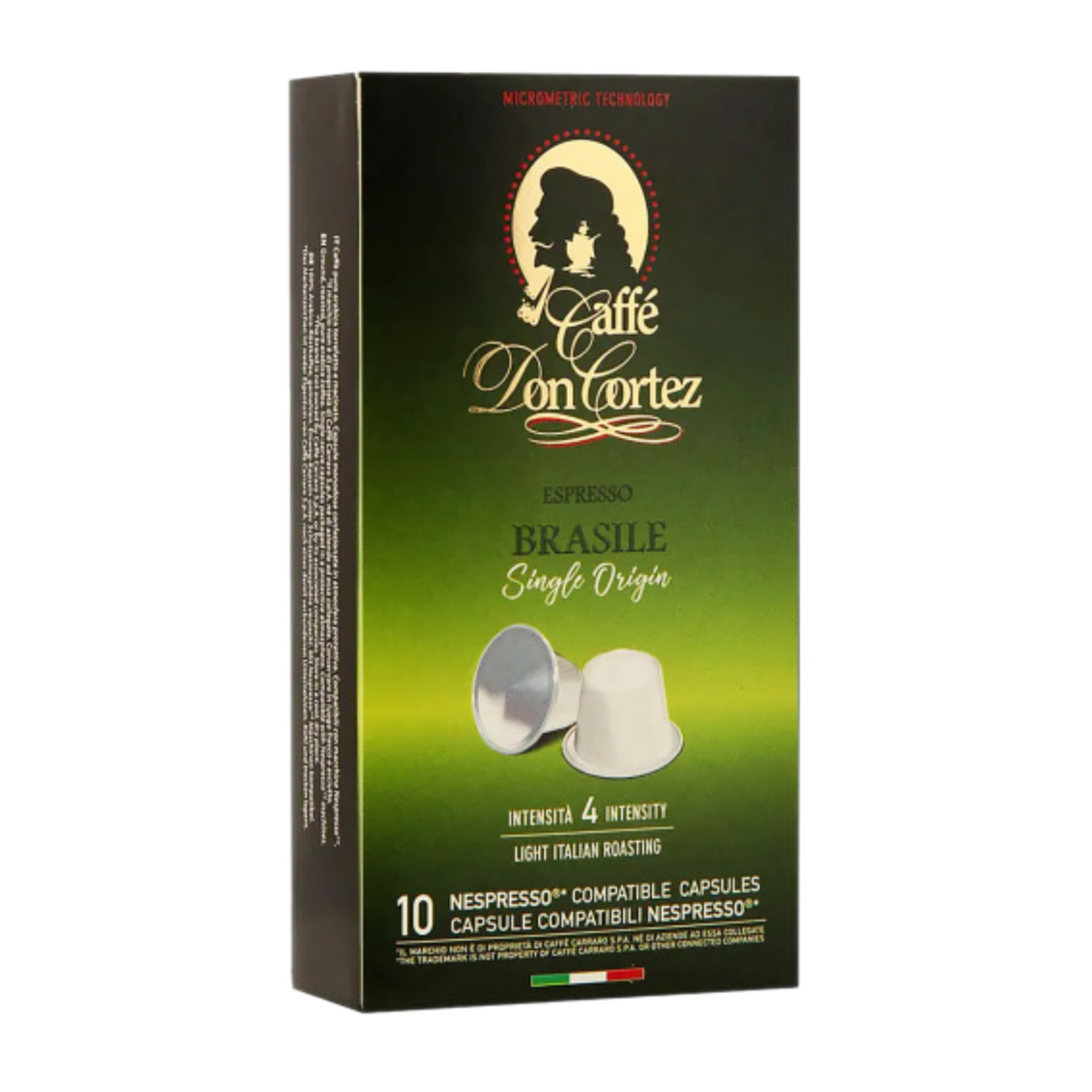 Don Cortez Nespresso single origin Brasile Arabica x10